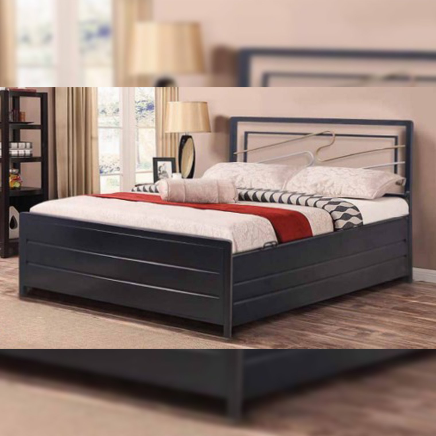 Wrought Iron Storage Bed Manufacturer, Supplier & Dealer in Mumbai, Maharashtra & India