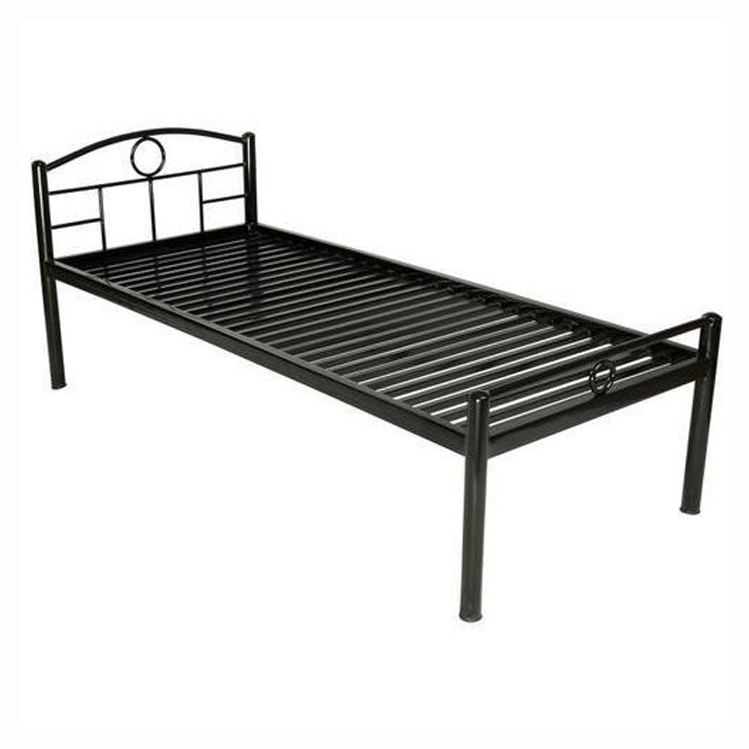 Without Storage Metal Bed